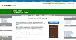 Desktop Screenshot of edoriumjournalofdermatology.com