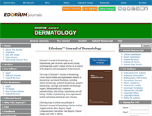 Tablet Screenshot of edoriumjournalofdermatology.com